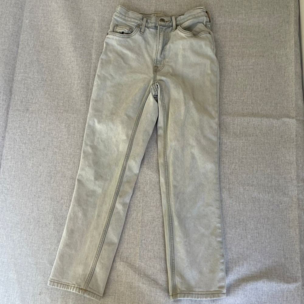 Everlane The Original Cheeky Jean Organic Cotton Crop Light Wash Women's